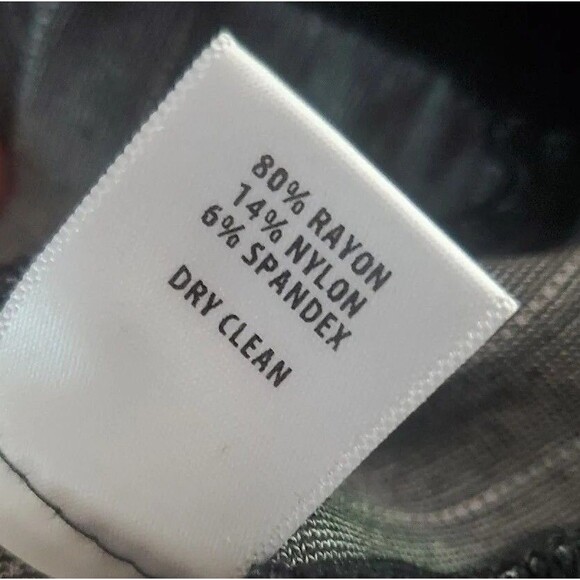 Bailey 44 Black Pinstripe Pants Cropped Ankle Pull On Sz Small Career Business - Picture 8 of 11